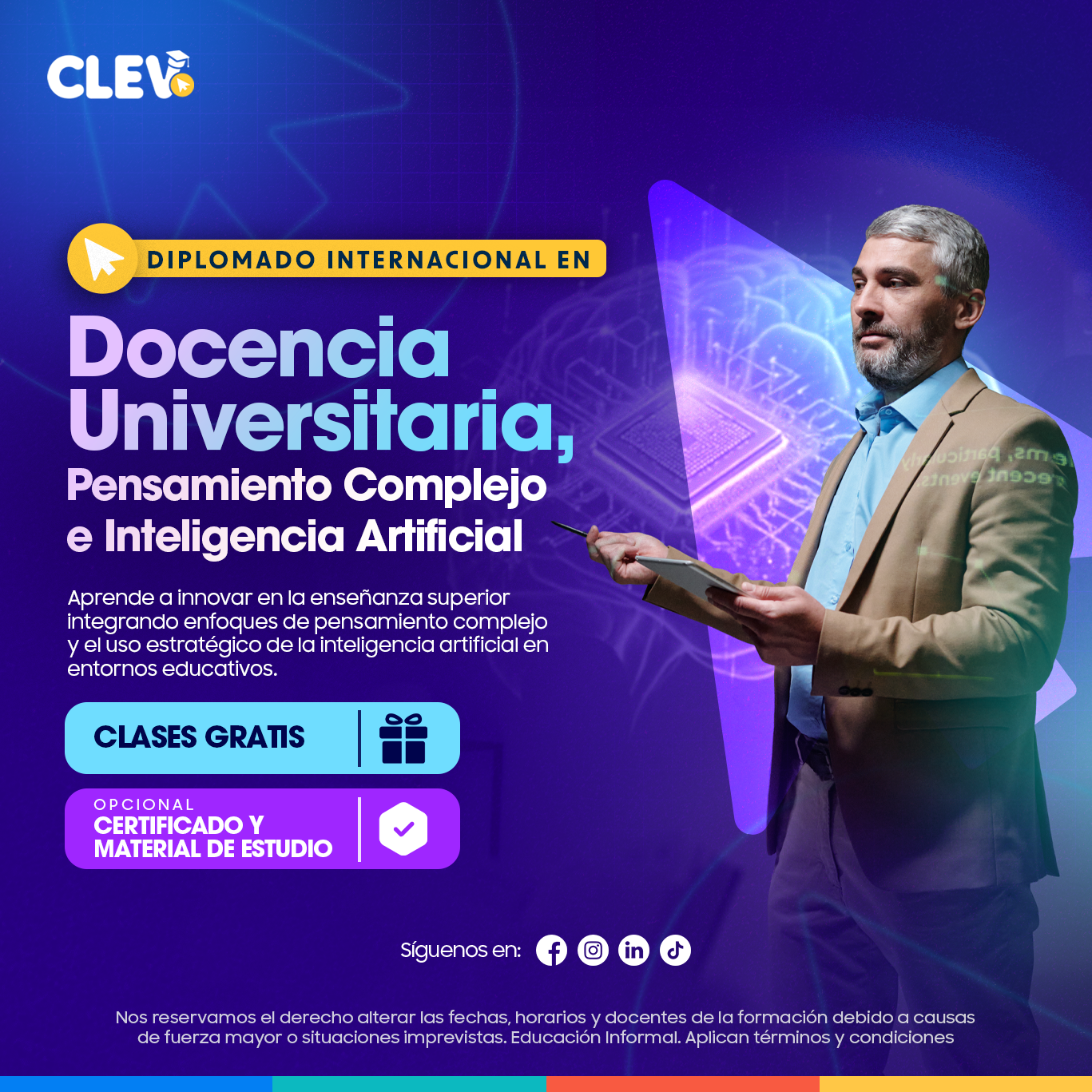 Diplomado en Docencia Universitaria: Pensamiento Complejo e Inteligencia Artificial