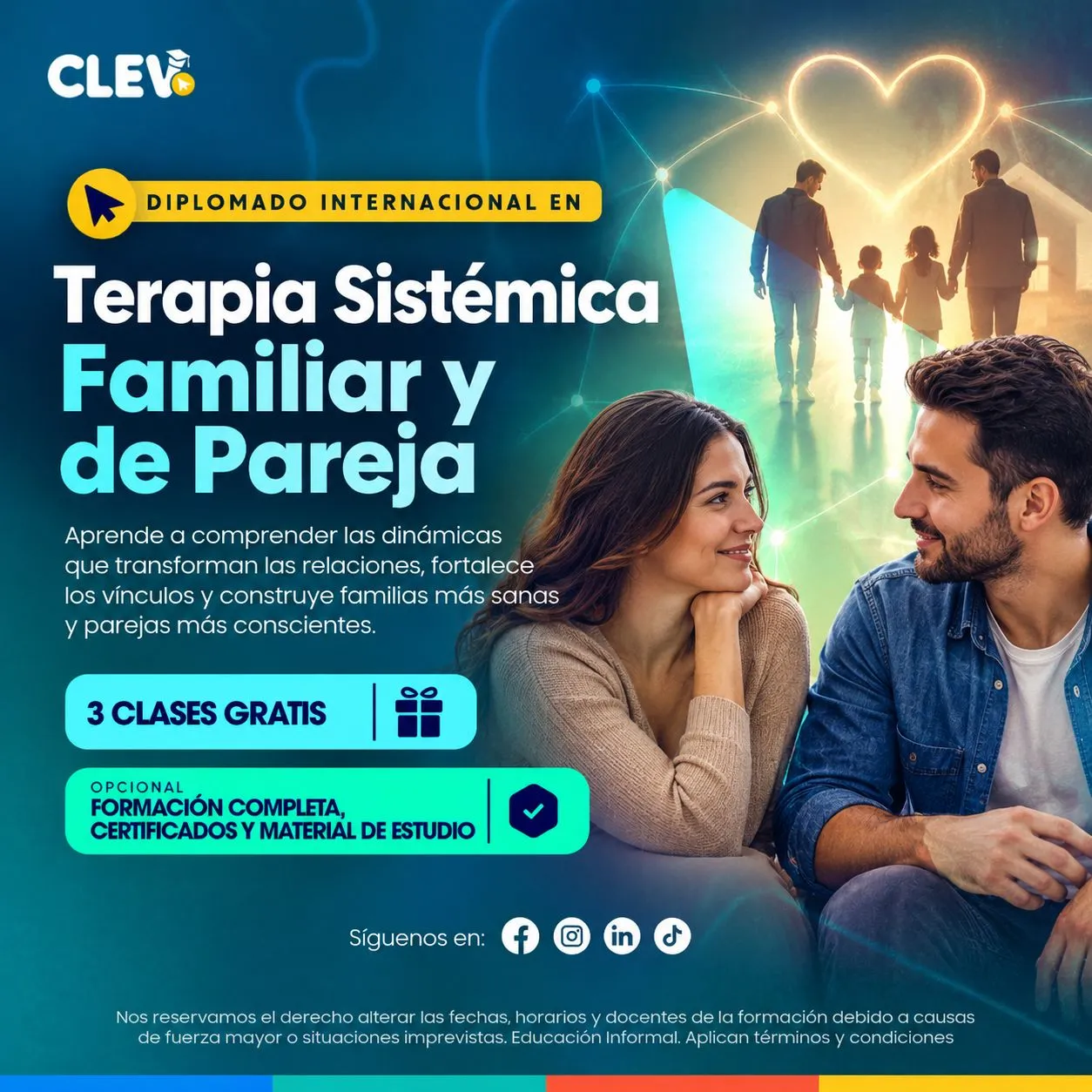 Diplomado en Terapia Sistémica Familiar y de Pareja